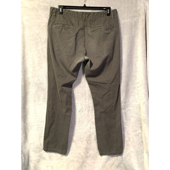 Volcom Vmonty Pants Mens 36x32 Gray Straight Leg Classic Preppy Logo Flaw - Picture 5 of 16